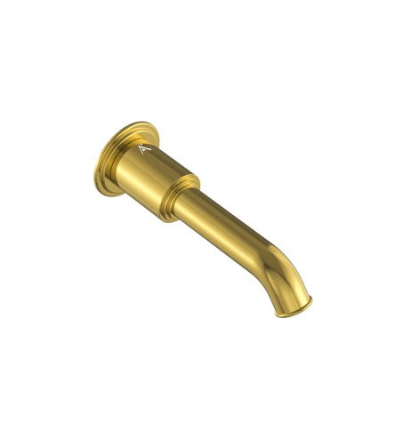 BATHTUB SPOUT WITH WALL FLANGE - ARTIZE FAUCET -  ( GOLD BRIGHT PVD - VIC - 0x0 mm - 0inchX0inch )