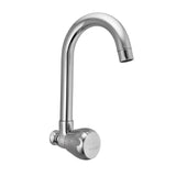 SINK COCK WITH W/M SWINGING PIPE SPOUT - ESSCO FAUCET -  ( CHROME - SUMTHING SPECIAL - 0x15 mm - 0inchX0.5inch )