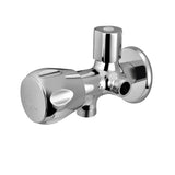 2 WAY ANGLE VALVE WITH WALL FLANGE - ESSCO FAUCET -  ( CHROME - SUMTHING SPL - 0x15 mm - 21.4inchX0.6inch )
