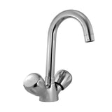 SINK MIXER WITH T/M SWINGING PIPE SPOUT - ESSCO FAUCET -  ( CHROME - SUMTHING SPECIAL - 0x15 mm - 0inchX0.5inch )