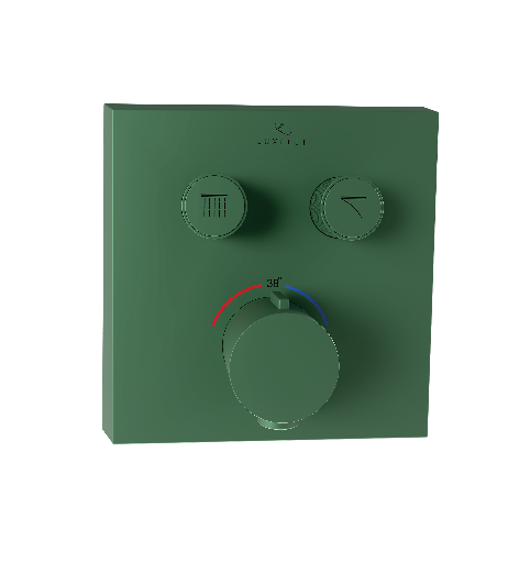 THERMOSTATIC EXPOSED KIT 2 FUNC - LUXELET -  ( FOREST GREEN - SMART SELECT - 0x0 mm - 0inchX0inch )