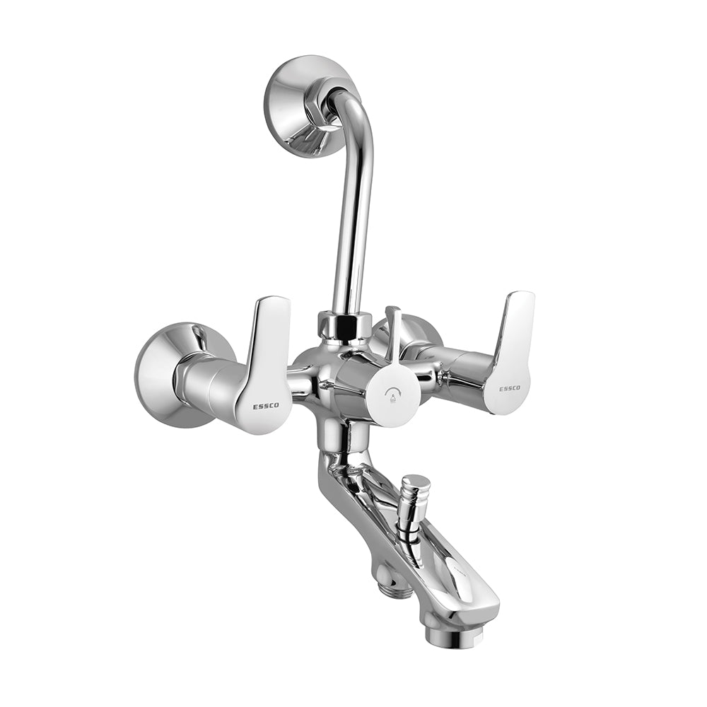 WALL MIXER 3-IN-1 W/PROVISION - ESSCO FAUCET -  ( CHROME - STELLA - 0x15 mm - 0inchX0.5inch )