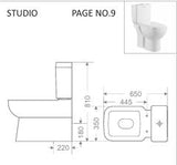 EWC CPLD  S -220MM W/S.COVER W/O CISTERN - GLOCERA SWARE -  ( STAR WHITE - STUDIO - 0x0 mm - 0inchx0inch )