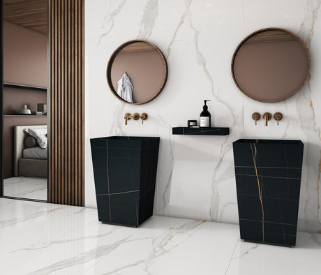 SAHARA BRUNO NOIR CRESTAMATTE - PORCEKO -  (  - NEOTERIC - 3000x790x15 mm - 118.11inchX31.1inchX0.6inch )