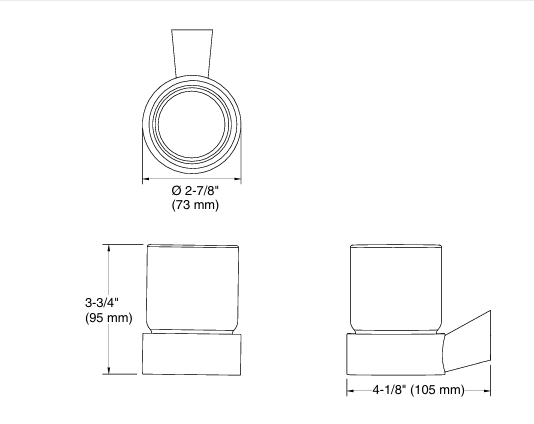 ACCENT-TUMBLER HOLDER-KOHLER PREMIUM-( BRUSHED NICKEL - PREMIUM - 0x0 mm - 0inchx0inch )