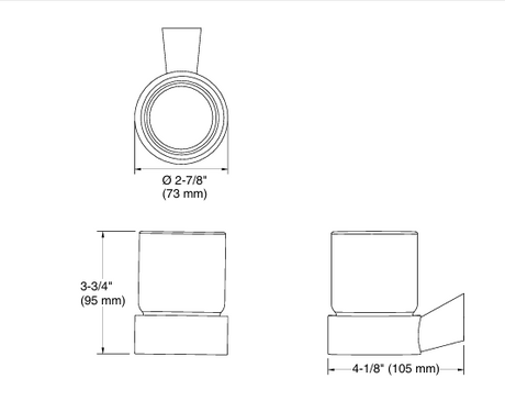 ACCENT-TUMBLER HOLDER-KOHLER PREMIUM-( BRUSHED NICKEL - PREMIUM - 0x0 mm - 0inchx0inch )