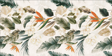 BOTANICAL DECOR 4 - INDIAN TILES -  (  - TROPICAL - 1200x600 mm - 48inchX24inch )