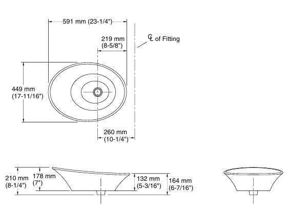 VEIL VESSEL INDIGO - KOHLER PREMIUM -  ( WHITE - PREMIUM - 0x0 mm - 0inchx0inch )