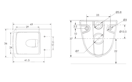 E.W.C W/M ENIGMA SLIM W/SEAT COVER ( BOLT DISTANCE 9INCH) - HINDWARE -  ( STAR WHITE - ITALIAN - 0x0 mm - 0inchx0inch )