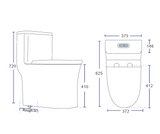 EWC ONE ASTER R S-TRAP 220MM W/SEAT COVER - HINDWARE -  ( WHITE - ASTER R - 0x0 mm - 0inchx0inch )
