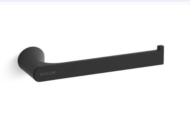 ACCENT-TOILET TISSUE PAPER HOLDER - KOHLER PREMIUM - ( MATT BLACK - PR ...