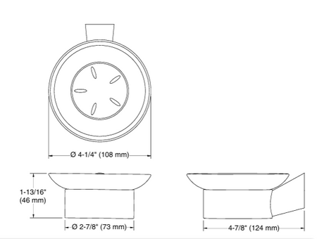 ACCENT-SOAP DISH - KOHLER PREMIUM -  ( MATT BLACK - PREMIUM - 0x0 mm - 0inchx0inch )