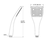 SPATULA-SL FUNCTION HANDSHOWER W/HOSE - KOHLER PREMIUM - ( MATT BLACK - PREMIUM - 0x50 mm - 0inchX0.5inch )