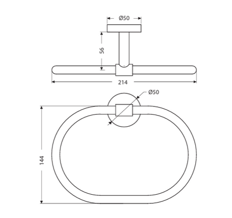 TOWEL RING - HINDWARE FAUCETS -  ( POLISHED CHROME - NEO CLASSIC ACCESSORIES - 0x0 mm - 0inchx0inch )