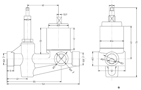 S/l CONCEALED DIVERTER BODY 35 MM - HINDWARE FAUCETS -  ( POLISHED CHROME - ASPIRO - 0x0 mm - 0inchx0inch )