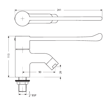 PILLAR COCK (FOAM FLOW) - HINDWARE FAUCETS -  ( POLISHED CHROME - FLORA - 0x15 mm - 0inchX0.6inch )