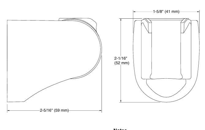 COMPLEMENTARY-HANDSHOWER BRACKET - KOHLER POPULAR -  ( POLISHED CHROME - POPULAR - 0x0 mm - 0inchX0inch )
