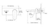 ALEO - WALL MOUNT BASIN MXR TRIM ONLY - KOHLER PREMIUM -  ( POLISHED CHROME - PREMIUM - 0x15 mm - 0inchX0.5inch )