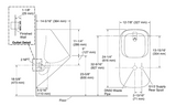 SPAN SQUARE URINAL W/ REAR INLET - KOHLER POPULAR -  ( WHITE - POPULAR - 0x0 mm - 0inchX0inch )