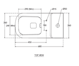 E.W.C ELEMENT ONE-PIECE S-TRAP 220MM - HINDWARE -  ( STAR WHITE - ITALIAN - 0x0 mm - 0inchx0inch )