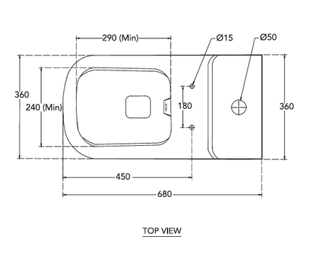 E.W.C ELEMENT ONE-PIECE S-TRAP 220MM - HINDWARE -  ( STAR WHITE - ITALIAN - 0x0 mm - 0inchx0inch )