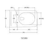 EWC WM TANKLESS S2 (P TRAP-230MM)- HINDWARE -  ( STAR WHITE - ITALIAN - 0x0 mm - 0inchX0inch )
