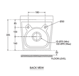 EWC WM TANKLESS S2 (P TRAP-230MM)- HINDWARE -  ( STAR WHITE - ITALIAN - 0x0 mm - 0inchX0inch )