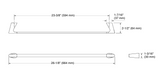 ACCENT-TOWEL BAR - KOHLER PREMIUM -  ( VIBRANT BRUSHED ROSE GOLD - PREMIUM - 0x610 mm - 0inchX24.4inch )
