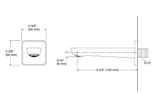 FORE BATH SPOUT W/O DIVERTER - KOHLER POPULAR -  ( POLISHED CHROME - POPULAR - 0x0 mm - 0inchX0inch )