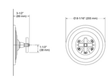 FOR TOWN THERMOSTATIC TRIM, CROSS HANDLE - KOHLER LUXURY -  ( CHROME - LUXURY - 0x0 mm - 0inchX0inch )