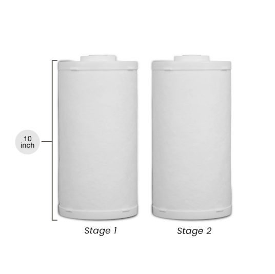 RIO MAINLINE FILTER 1 BATH + KITCHEN, 10 INCH , 2 STAGE , FOR HIGH SEDIMENT + HARDNESS (J10-STAGE 2) - SUNDRY - ( - WATERSCIENCE - 0x0 mm - 0inchX0inch )