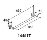 STILLNESS-TOWEL BAR - KOHLER LUXURY -  ( ROSE GOLD - LUXURY - 0x0 mm - 0inchX0inch )