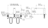 COMPOSED 2H DECK MOUNT BATH FCT-LEVER - KOHLER LUXURY - ( POLISHED CHROME - LUXURY - 0x0 mm - 0inchX0inch )