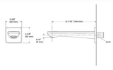 HONE-PLAIN BATH SPOUT W/O DIVERTER - KOHLER PREMIUM -  ( POLISHED CHROME - PREMIUM - 0x0 mm - 0inchX0inch )