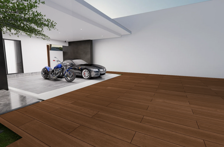 MORDIC WOOD MOSS - CREANZA -  (  - WOODEN STRIP - 1200x200 mm - 48inchX8inch )