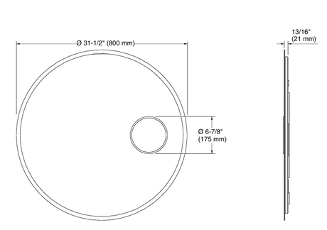 MING MIRROR - KOHLER LUXURY -  (  - LUXURY - 0x0 mm - 0inchx0inch )
