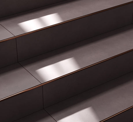 SS 304 TILE TRIM - TILE TRIMS - (MATT ROSE GOLD - FALDU - 2400x11x11 mm - 96inchX0.44inchX0.44inch)