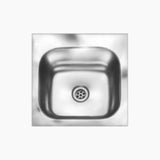 SS SINK 1.0 BOWL  (DEPTH 5  )SQUARE UNIQUE - NIRALI -  ( SATIN - WASH BASIN RANGE - 305x305 mm - 12inchX12inch )