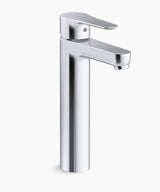 (O2S)JULY COMFORT HEIGHT TALL LAV WITH DRAIN - KOHLER POPULAR -  ( POLISHED CHROME - POPULAR - 0x0 mm - 0inchx0inch )