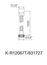 (PRUN)SPRAY HOSE ASSY - KOHLER PREMIUM -  ( FRENCH GOLD - PREMIUM - 0x0 mm - 0inchx0inch )
