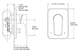 (PRUN)ALEO-SL DIV TRIM + AT 235 CONC.VALVE - KOHLER PREMIUM -  ( BRUSHED BRONZE - PREMIUM - 0x0 mm - 0inchx0inch )