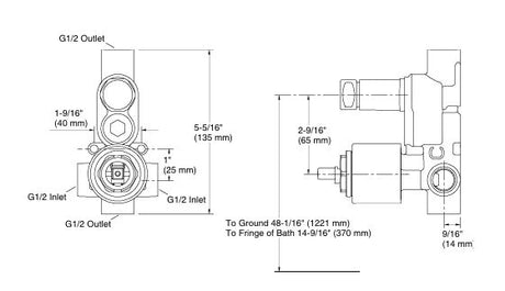 (PRUN)TRIM ONLY - KOHLER POPULAR -  ( BRUSHED NICKEL - POPULAR - 0x15 mm - 0inchX0.6inch )