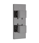 CONC.THERMO SET 2IN 5OUT+1FREE W/SHUTOFF - ARTIZE FAUCET -  ( BLACK CHROME - THERMATIK-S - 0x20 mm - 0inchX0.75inch )