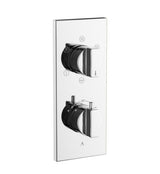 THERMATIK-R CONCEALED THERMOSTAT WITH CONTROL UNIT FOR 5-OUTLETS AND INTEGRATED SHUT-OFF VALVE - ARTIZE FAUCET -  ( CHROME - THERMATIK-R - 0x20 mm - 0inchX0.75inch )
