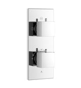 CONC.THERMO SET 2IN 2OUT+1FREE W/SHUTOFF - ARTIZE FAUCET -  ( CHROME - THERMATIK-S - 0x20 mm - 0inchX0.75inch )