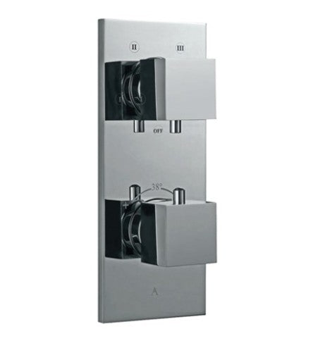 CONC.THERMO SET 2IN 4OUT+1FREE W/SHUTOFF - ARTIZE FAUCET -  ( CHROME - THERMATIK-S - 0x20 mm - 0inchX0.75inch )