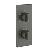 THERMATIK-R CONCEALED THERMOSTAT WITH CONTROL UNIT FOR 5-OUTLETS AND INTEGRATED SHUT-OFF VALVE - ARTIZE FAUCET -  ( GRAPHITE - THERMATIK-R - 0x20 mm - 0.8inchX0inch )