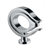 S.L BASIN MIXER W/O POPUP W/PIPES 450MM - ARTIZE FAUCET -  ( CHROME - TIARA - 0x15 mm - 0inchX0.5inch )