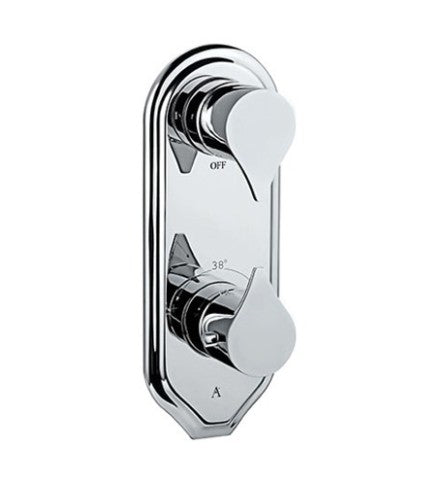 CONC.THERMO SET 2IN 3OUT+1FREE W/SHUTOFF - ARTIZE FAUCET -  ( CHROME - TIARA - 0x20 mm - 0inchX0.75inch )