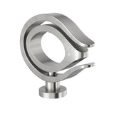 S.L BASIN MIXER W/O POPUP W/PIPES 450MM - ARTIZE FAUCET -  ( STAINLESS STEEL - TIARA - 0x15 mm - 0inchX0.5inch )